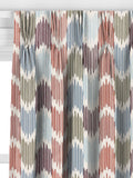 John Lewis Ikat curtains blue multi made to measure (British brand)