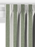 John Lewis Bold Stripe curtains Myrtle Green made to measure - British product