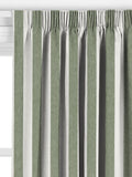 John Lewis Bold Stripe curtains Myrtle Green made to measure - British product