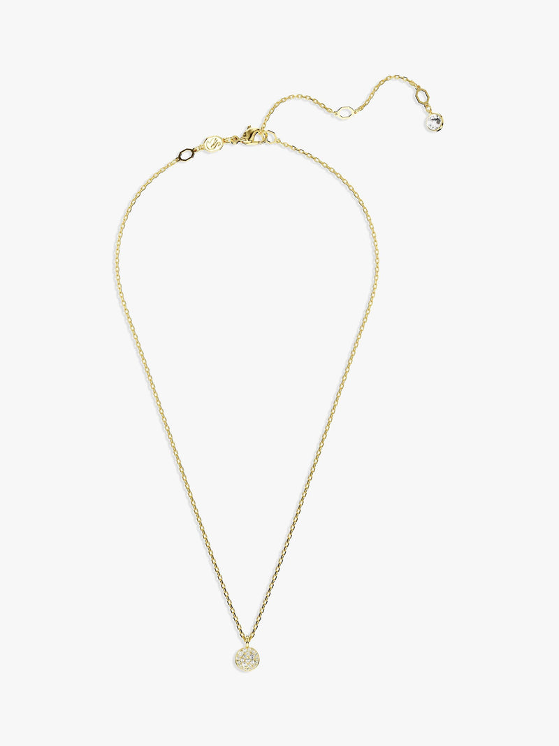 Swarovski gold tone crystal pendant necklace, UK version