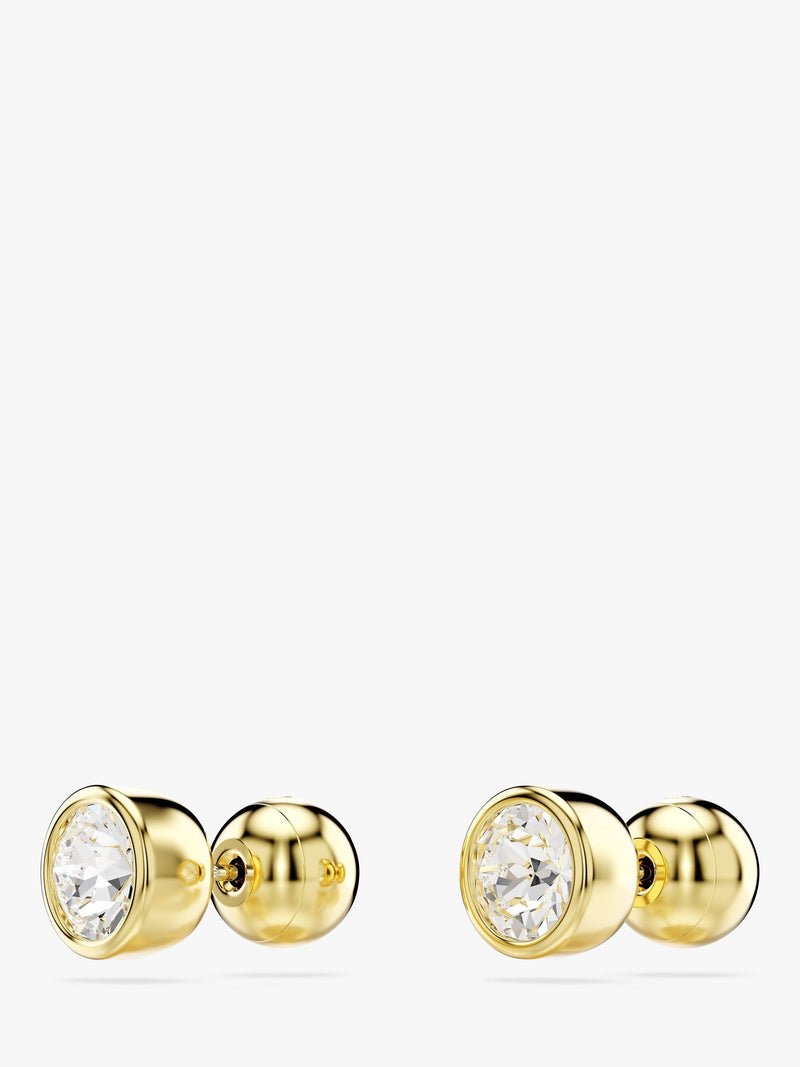 Swarovski Imber crystal stud earrings gold tone (British brand)
