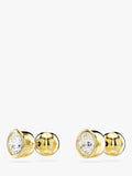 Swarovski Imber crystal stud earrings gold tone (British brand)