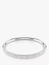 John Lewis Swarovski Meteora Pavé Crystal Bangle, Silver- Buy online at McGrocer
