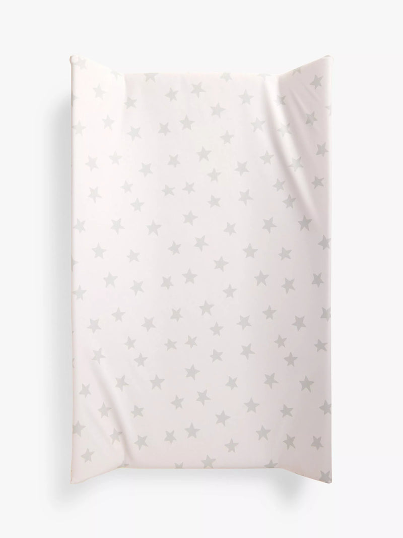 John Lewis baby changing mat multi star print, imported from the UK