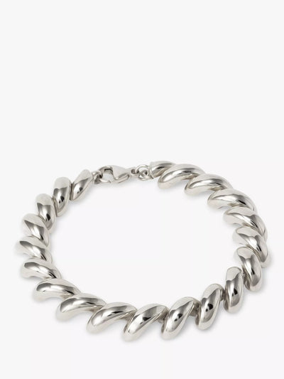 John Lewis LARNAUTI San Marco Chunky Chain Bracelet Silver 19cm- Buy online at McGrocer