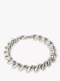LARNAUTI chunky chain sterling silver bracelet, UK version