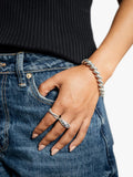 LARNAUTI chunky chain sterling silver bracelet, UK version
