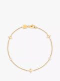 Astrid & Miyu cosmic star charm bracelet gold, UK version