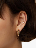 Astrid & Miyu Cosmic Star Dome hoop earrings, UK version