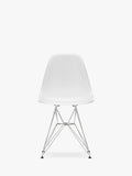Vitra Eames DSR recycled plastic chair chrome legs - British product