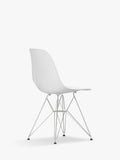 Vitra Eames DSR chaise en plastique recyclé pieds chromés - Produit britannique