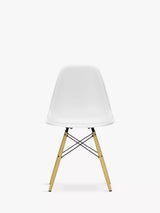 John Lewis Vitra Eames RE DSW Recycled Plastic Chair, Wood Legs- Buy online at McGrocer