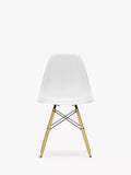 Vitra Eames RE DSW recycled plastic chair with wood legs, imported from the UK