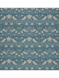 William Morris At Home Strawberry Thief Furnishing Fabric, Woad