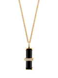 DPT Antwerp onyx pendant necklace gold (British brand)