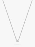 DPT Antwerp diamond pendant necklace silver 0.02ct - British product