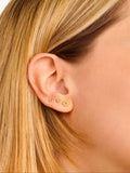 DPT Antwerp small circle of life diamond stud earrings, UK version