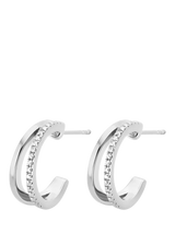 John Lewis DPT Antwerp Diamond Double Hoop Earrings- Buy online at McGrocer