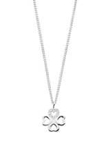 John Lewis DPT Antwerp Chance Diamond Pendant Necklace Silver 38-42cm- Buy online at McGrocer