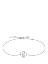John Lewis DPT Antwerp Chance Diamond Chain Bracelet, Silver- Buy online at McGrocer