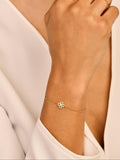 DPT Antwerp diamond chain bracelet silver - British product