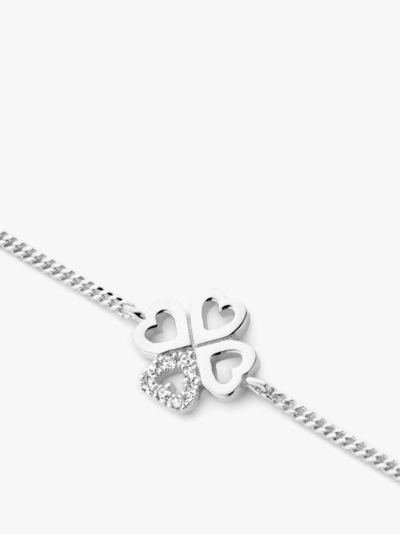 DPT Antwerp diamond chain bracelet silver - British product