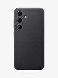 Samsung Galaxy S24 vegan leather case black (British brand)