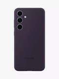 Samsung Silicone Case Dark Violet for Galaxy S24+, imported from the UK