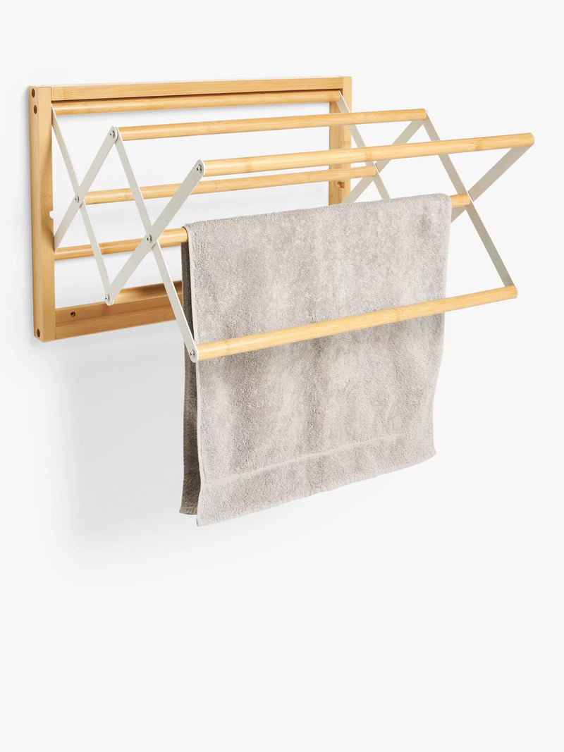 John Lewis wall-fixed bamboo airer 60cm wide (British brand)