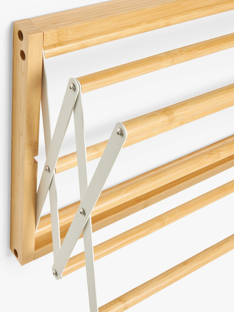 John Lewis wall-fixed bamboo airer 60cm wide (British brand)