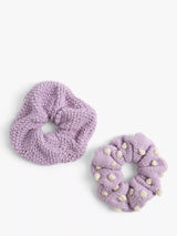 John Lewis Wool Couture Scrunchie Duo Knitting Kit- Buy online at McGrocer
