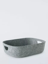 John Lewis John Lewis Felt Storage Tray, Grey- Buy online at McGrocer