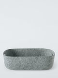John Lewis felt storage tray in grey, 34x46x12cm, UK version