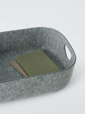 John Lewis felt storage tray in grey, 34x46x12cm, UK version