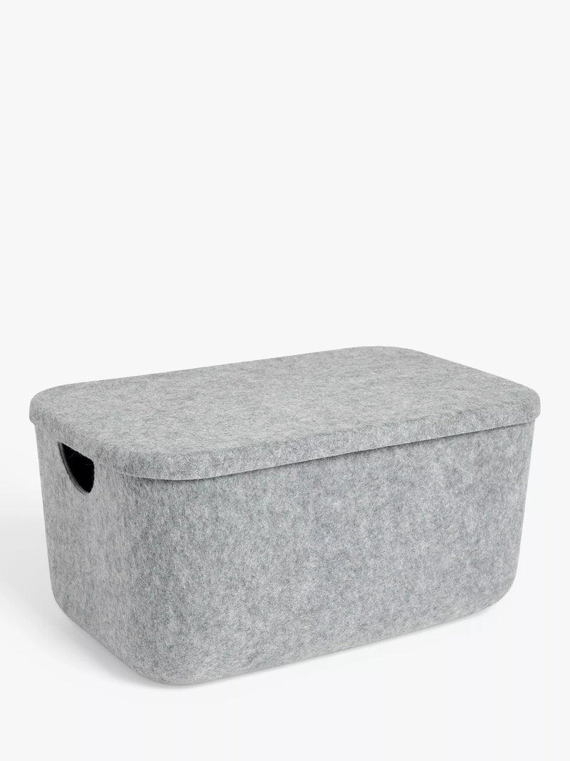John Lewis felt lidded storage box, UK version