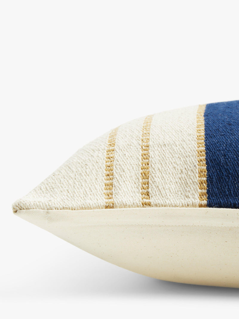 John Lewis woven stripe cushion 50x50cm (British brand)