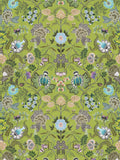 Designers Guild Brocart Decoratif printed floral linen fabric, UK version