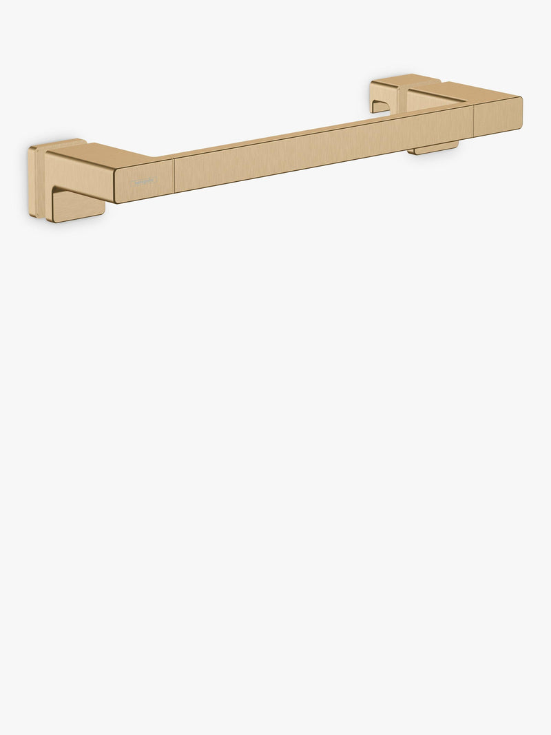 Brushed Bronze Shower Door Handle and Towel Rail