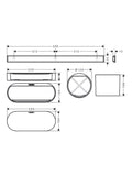 hansgrohe WallStoris bathroom storage bundle, UK version