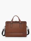 TUMI Sycamore leather briefcase cognac slim, imported from the UK