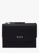 John Lewis TUMI Flap Card Leather Case, Black- Buy online at McGrocer