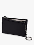 TUMI flap card leather case black (British brand)