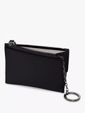 TUMI flap card leather case black (British brand)