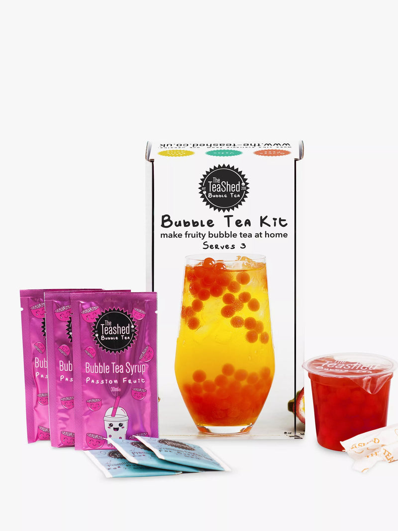 The Tea Shed bubble tea kit passion fruit strawberry 400g (British brand)