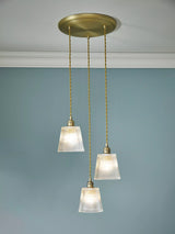 John Lewis Laura Ashley Callaghan 3 Pendant Cluster Light Antique Bronze- Buy online at McGrocer