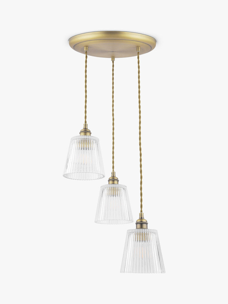 Laura Ashley pendant cluster light antique bronze, UK version
