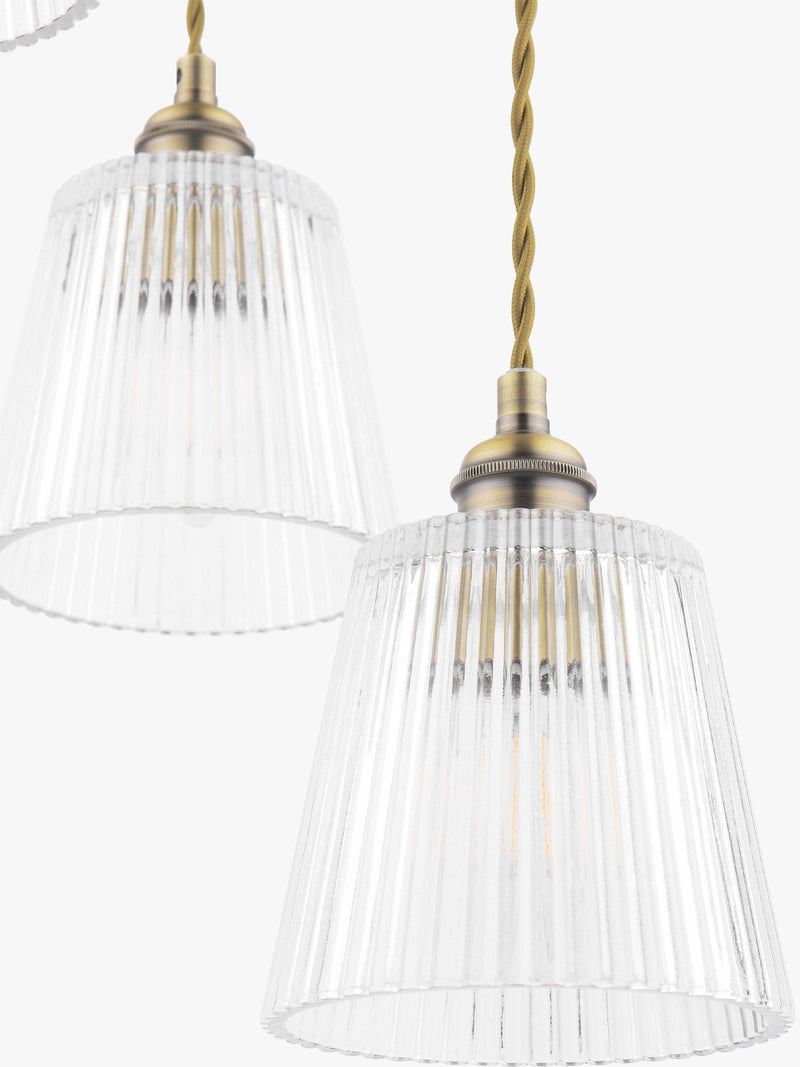 Laura Ashley pendant cluster light antique bronze, UK version