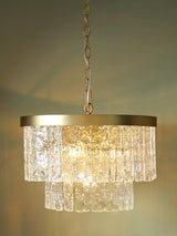 John Lewis Laura Ashley Durnsford 4 Arm Chandelier, Matt Antique Brass- Buy online at McGrocer