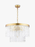 Laura Ashley Durnsford 4 arm chandelier matt antique brass (British brand)