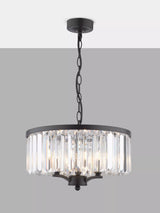 John Lewis Laura Ashley Elkwood 3 Arm Chandelier Ceiling Light, Soft Black- Buy online at McGrocer